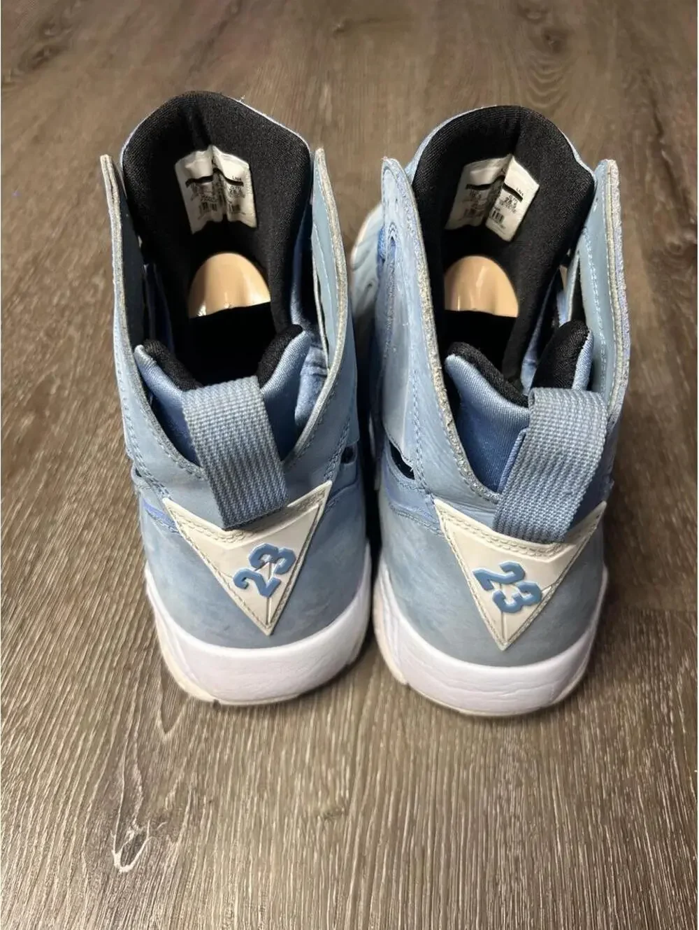 Jordan 7 Retro Pantone blue trainers. Size US 10.5